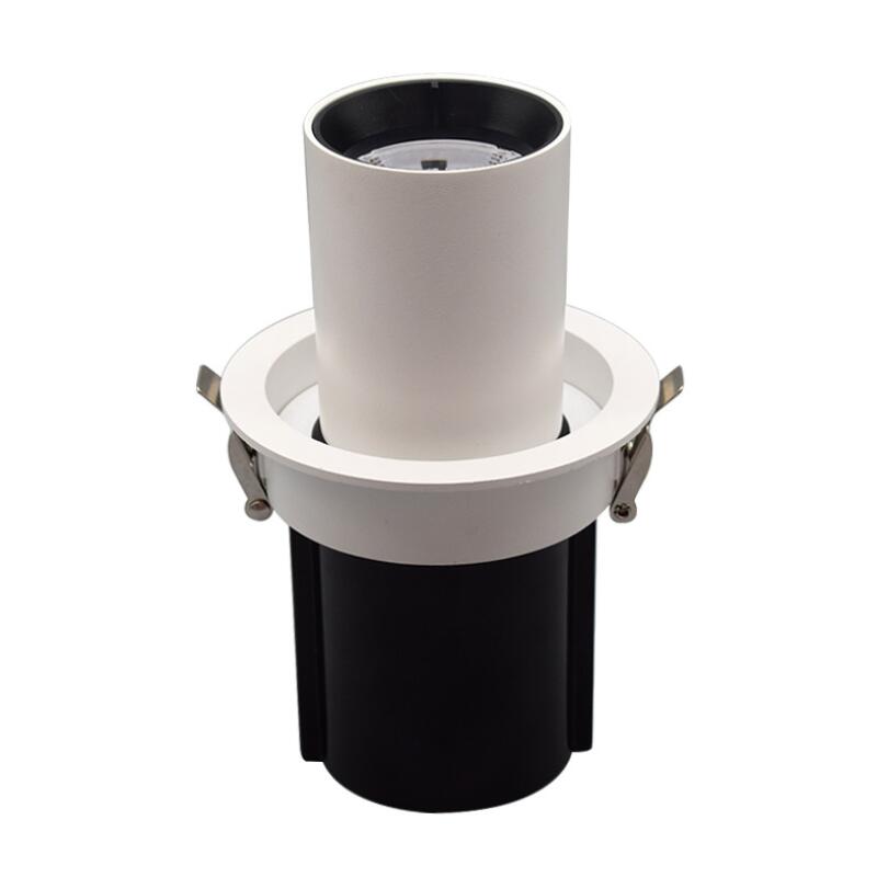 Dimmable LED COB 2pcs/lot Recessed Downlight 10W 12W 15W Round White LED Ceiling Spot Light Rotate 360 degrees