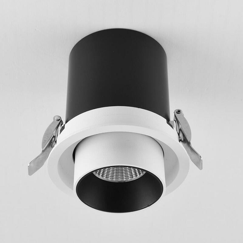 Telescopic 10W COB LED Ceiling lamps Down Light AC110V to AC240V Cool/Warm White LED Recessed Downlight Lamp