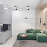 Telescopic 10W COB LED Ceiling lamps Down Light AC110V to AC240V Cool/Warm White LED Recessed Downlight Lamp