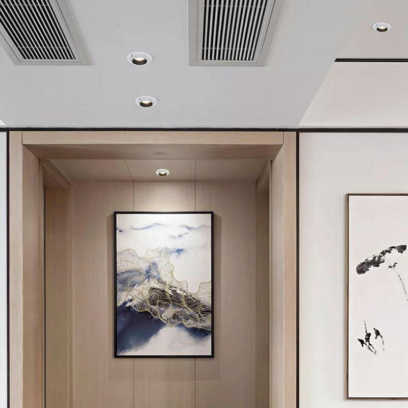 Telescopic 10W COB LED Ceiling lamps Down Light AC110V to AC240V Cool/Warm White LED Recessed Downlight Lamp