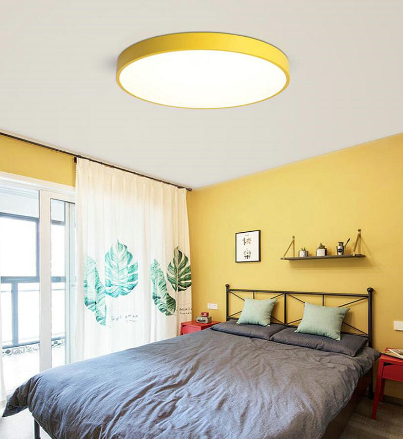 Modern simple 18W LED bedside bedroom warm white cold white Ceiling Lamp living room aisle Ceiling Light creative downlight