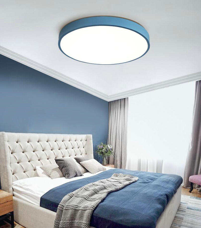 Modern simple 18W LED bedside bedroom warm white cold white Ceiling Lamp living room aisle Ceiling Light creative downlight