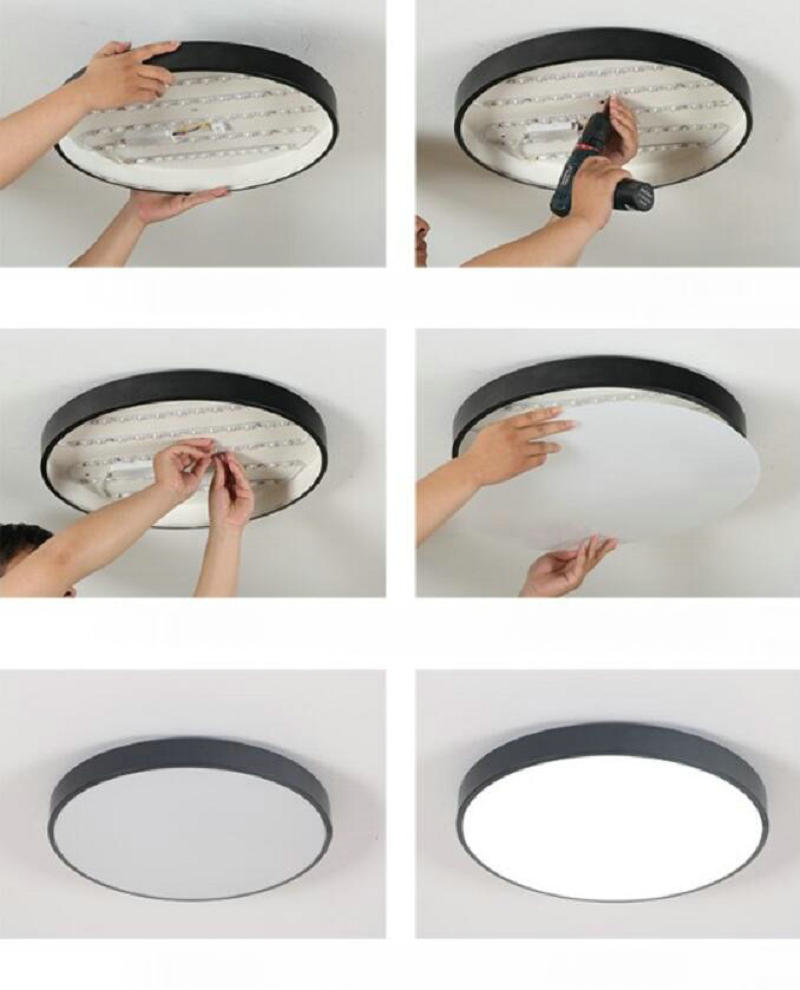 Modern simple 18W LED bedside bedroom warm white cold white Ceiling Lamp living room aisle Ceiling Light creative downlight