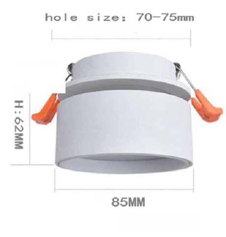 360 degree rotation Dimmable LED downlight COB Spot Light 3w 5w 7w 10w recessed Lights Bulbs Indoor Lighting