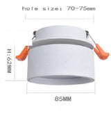 360 degree rotation Dimmable LED downlight COB Spot Light 3w 5w 7w 10w recessed Lights Bulbs Indoor Lighting