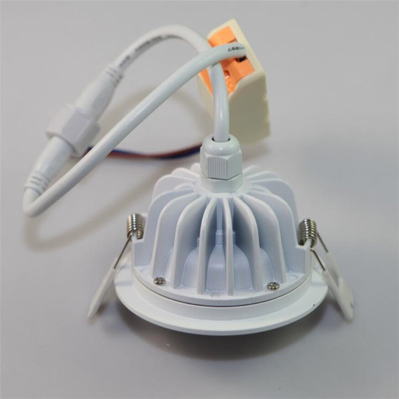 IP65 waterproof LED Downlights 12W 220V 110V LED Ceiling Downlight Lamps Recessed Down light Bulb Home Indoor Lighting