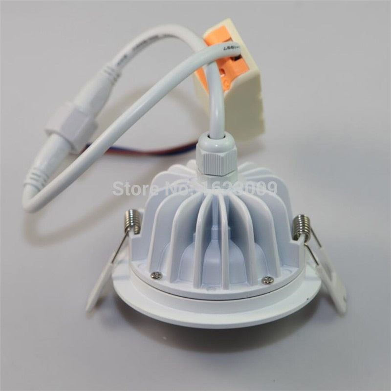 IP65 waterproof LED Downlights 12W 220V 110V LED Ceiling Downlight Lamps Recessed Down light Bulb Home Indoor Lighting