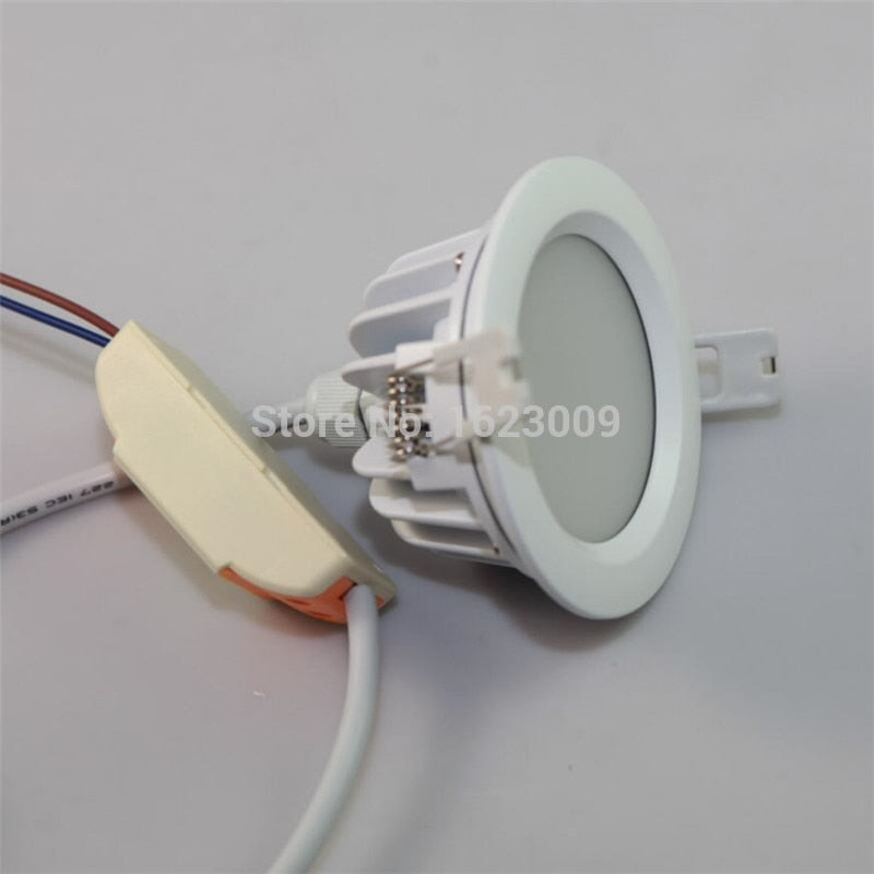 IP65 waterproof LED Downlights 12W 220V 110V LED Ceiling Downlight Lamps Recessed Down light Bulb Home Indoor Lighting