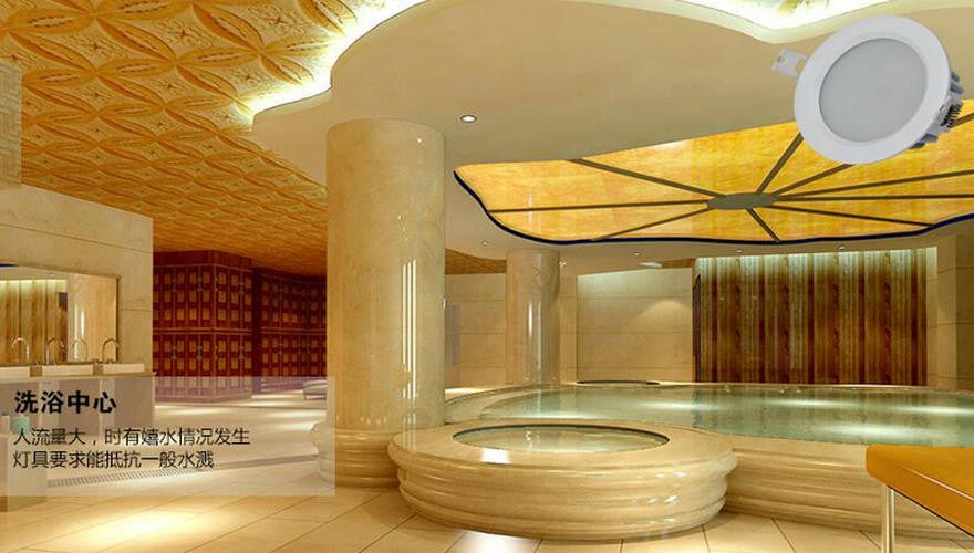 IP65 waterproof LED Downlights 12W 220V 110V LED Ceiling Downlight Lamps Recessed Down light Bulb Home Indoor Lighting