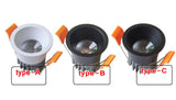 LED mini Downlight Under Cabinet Spot Light 3W for Ceiling Recessed Lamp AC85V-265V Dimmable Down lights with driver