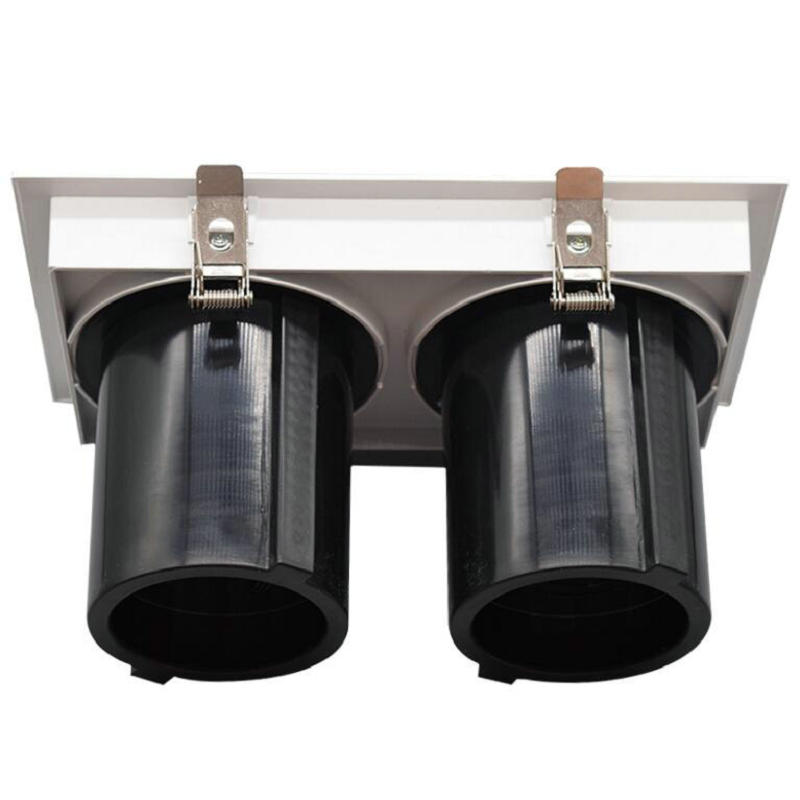 Double square LED downlight light 1pcs 20W COB Ceiling Spot Light AC85-265V ceiling recessed Lights Indoor Lighting