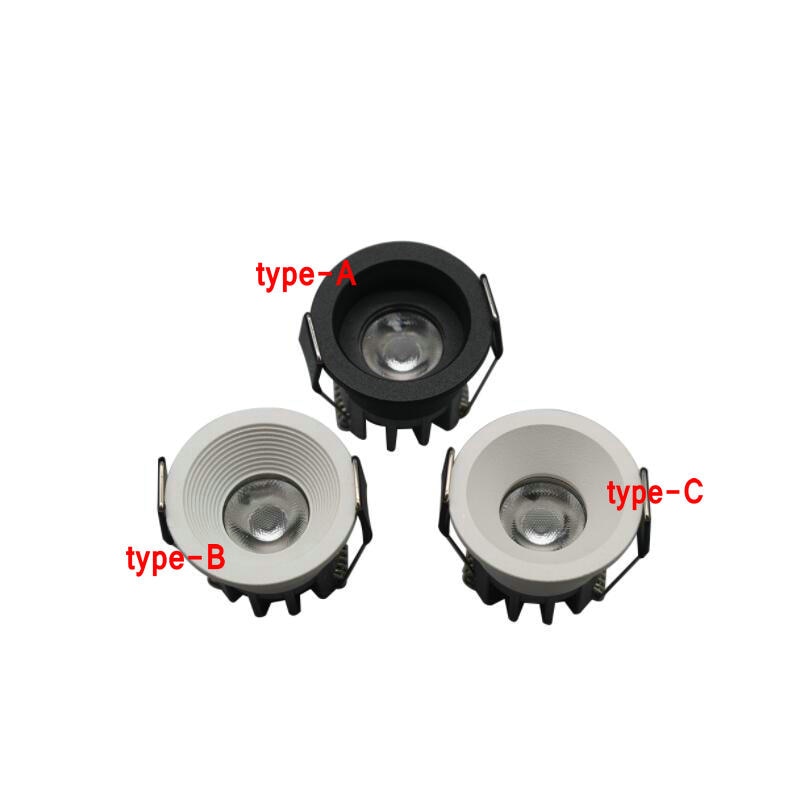 LED mini Downlight Under Cabinet Spot Light 3W for Ceiling Recessed Lamp AC85-265V Dimmable Down lights with driver