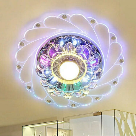 Living Room Colorful Led Aisle Light Corridor Light Crystal Corridor Light Entrance Corridor Light Balcony Creative Downlight