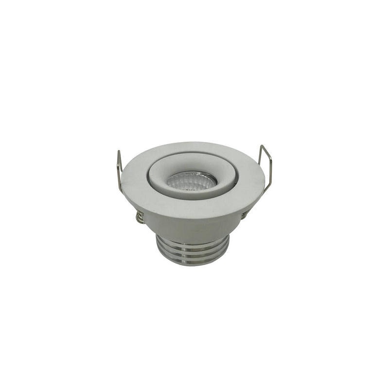 LED Downlight 110V 220V DC12V LED Mini ceiling LED spot light lamp dimmable 5W mini LED downlight white shell