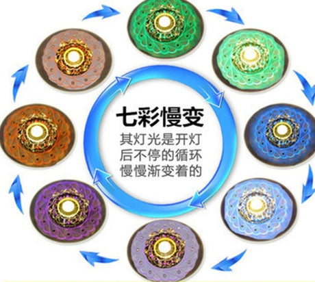 Living Room Colorful Led Aisle Light Corridor Light Crystal Corridor Light Entrance Corridor Light Balcony Creative Downlight