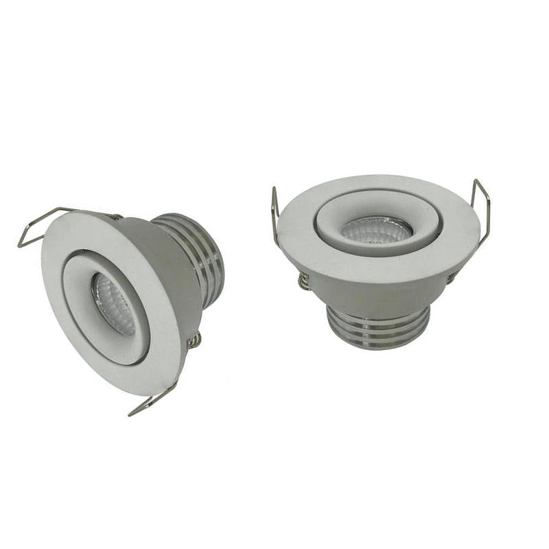 LED Downlight 110V 220V DC12V LED Mini ceiling LED spot light lamp dimmable 5W mini LED downlight white shell
