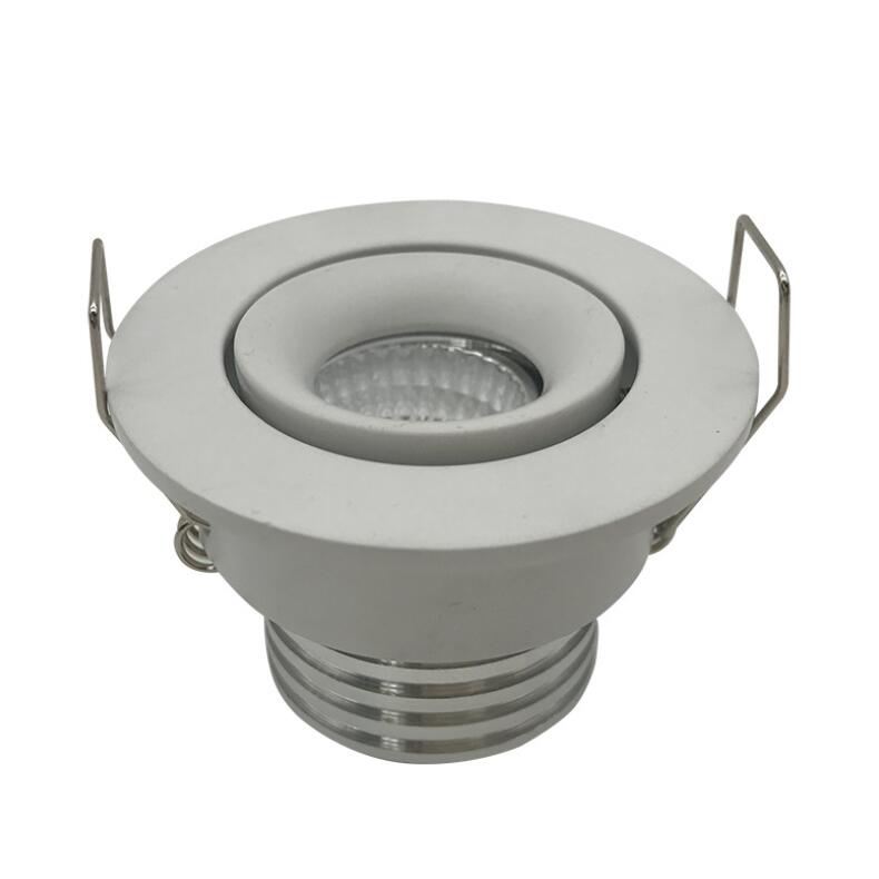 LED Downlight 110V 220V DC12V LED Mini ceiling LED spot light lamp dimmable 5W mini LED downlight white shell