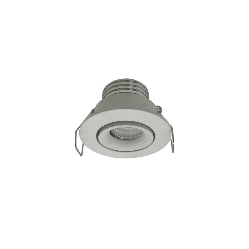 LED Downlight 110V 220V DC12V LED Mini ceiling LED spot light lamp dimmable 5W mini LED downlight white shell