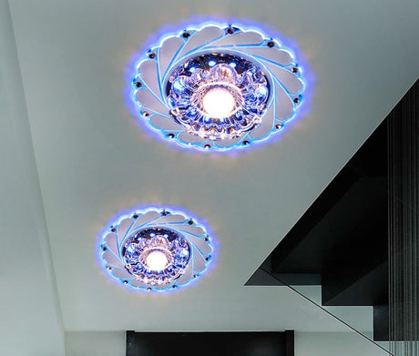 Living Room Colorful Led Aisle Light Corridor Light Crystal Corridor Light Entrance Corridor Light Balcony Creative Downlight