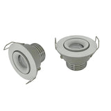 LED Downlight 110V 220V DC12V LED Mini ceiling LED spot light lamp dimmable 5W mini LED downlight white shell