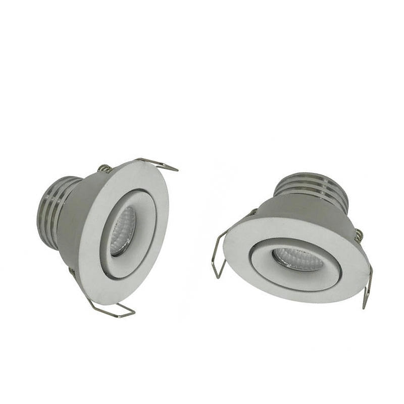 LED Downlight 110V 220V DC12V LED Mini ceiling LED spot light lamp dimmable 5W mini LED downlight white shell