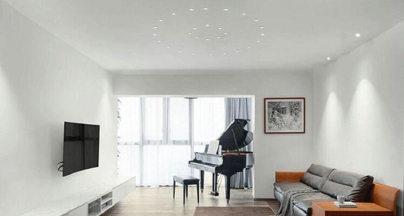 LED Downlight 110V 220V DC12V LED Mini ceiling LED spot light lamp dimmable 5W mini LED downlight white shell