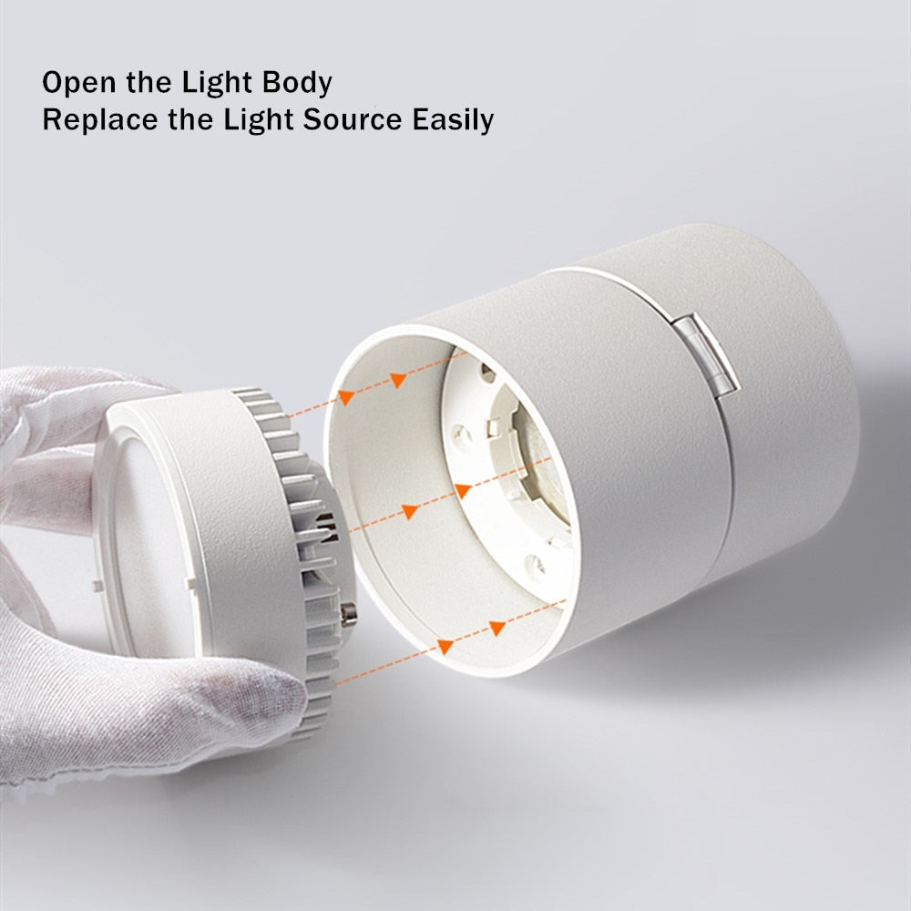 Surface Mounted LED Downlight 7W Light Source Replaceable LED Spot light Nordic Ceiling lamp for indoor Foyer,Living Room light