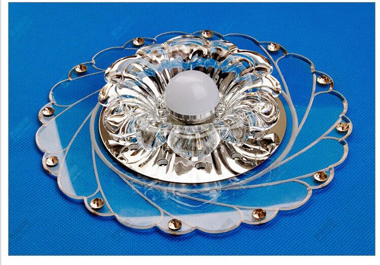 Living Room Colorful Led Aisle Light Corridor Light Crystal Corridor Light Entrance Corridor Light Balcony Creative Downlight