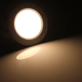 LED Recessed 10PCS Round Ceiling Panel Light Led Down Light Downlight Fixture Lamp Bulb AC85-265V 9W Warm White/White Lighting