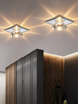 MOONSHADOW Led Downlights Exquisite Crystal Living room Led Aisle Corridor Lamp 5W Home Ceiling downlight 220V
