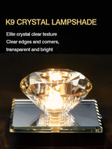 MOONSHADOW Led Downlights Exquisite Crystal Living room Led Aisle Corridor Lamp 5W Home Ceiling downlight 220V