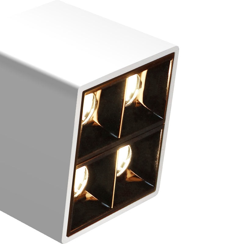 NEW fashion White Black Ceiling 8w LED COB Small spotlight  business hotel engineering wall wash lamp interior lighting