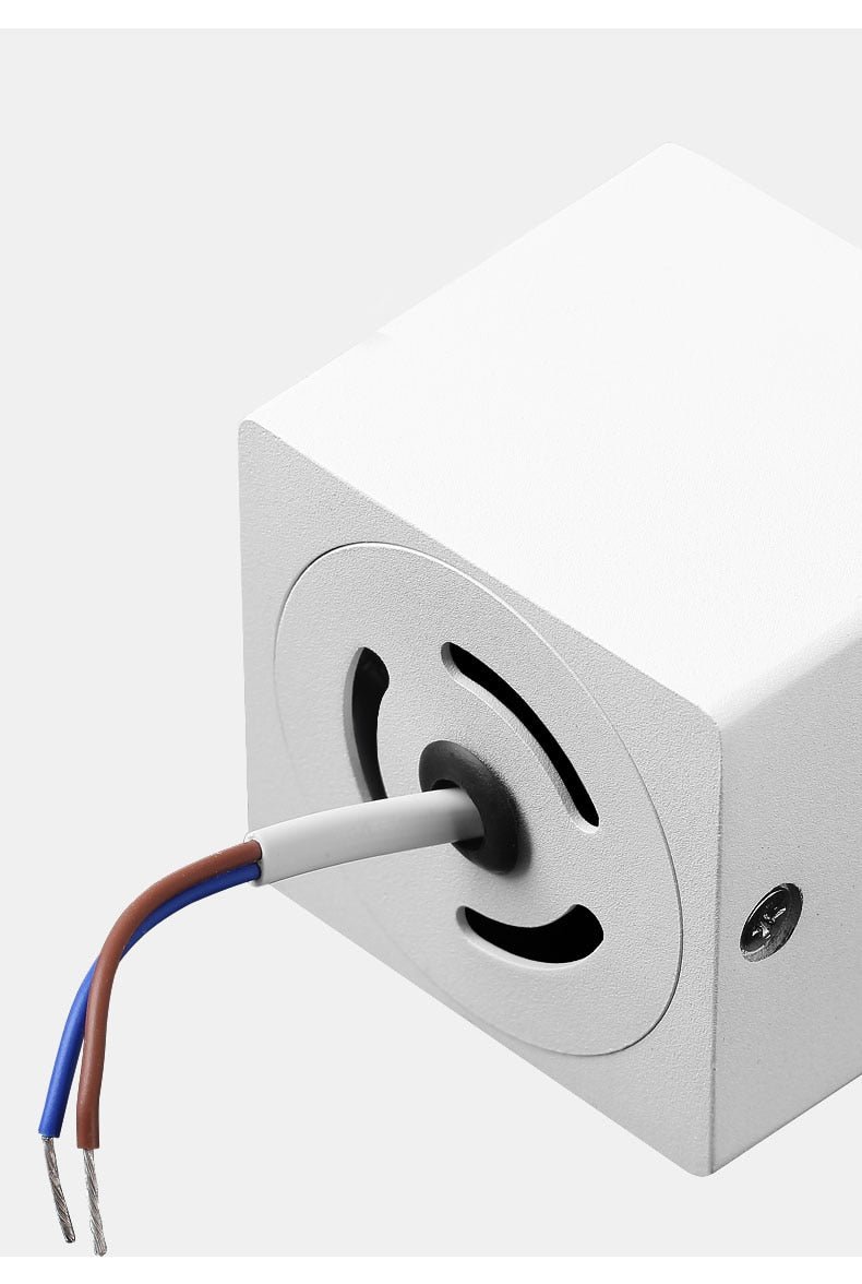 NEW fashion White Black Ceiling 8w LED COB Small spotlight  business hotel engineering wall wash lamp interior lighting