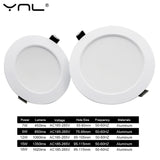 LED Downlight 10pcs 7W 9W 12W 15W 18W AC 220V 240V Recessed Round Spot LED Lamp Kitchen Indoor Lighting Warm White Cold White