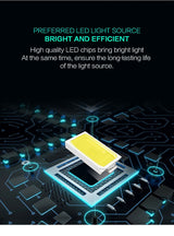 LED Downlight 10pcs 7W 9W 12W 15W 18W AC 220V 240V Recessed Round Spot LED Lamp Kitchen Indoor Lighting Warm White Cold White