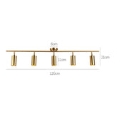 Cloakroom Ceiling Lamp Nordic Aluminum Clearly Installed Track Led Chandelier Background Wall Led Spotlight Downlight Light