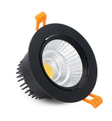 Recessed Dimmable LED Ceiling Light Lamp 3W 5W 7W 9W 12W 15W Round COB Spotlight LED Downlight AC85-265V