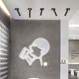 Spotlight living room industrial style lamps and lanterns restaurant clothing store downlights concealed entrance lights