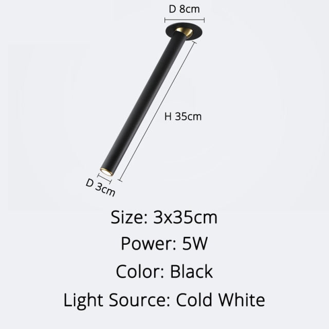 Spotlight living room industrial style lamps and lanterns restaurant clothing store downlights concealed entrance lights