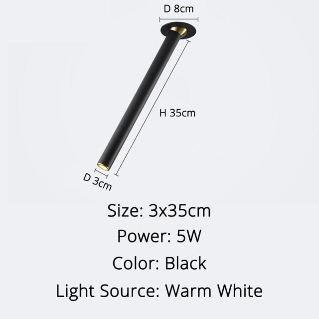 Spotlight living room industrial style lamps and lanterns restaurant clothing store downlights concealed entrance lights