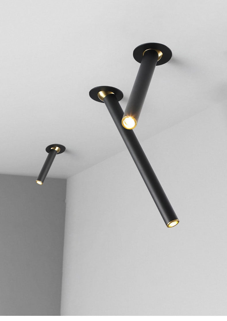 Spotlight living room industrial style lamps and lanterns restaurant clothing store downlights concealed entrance lights