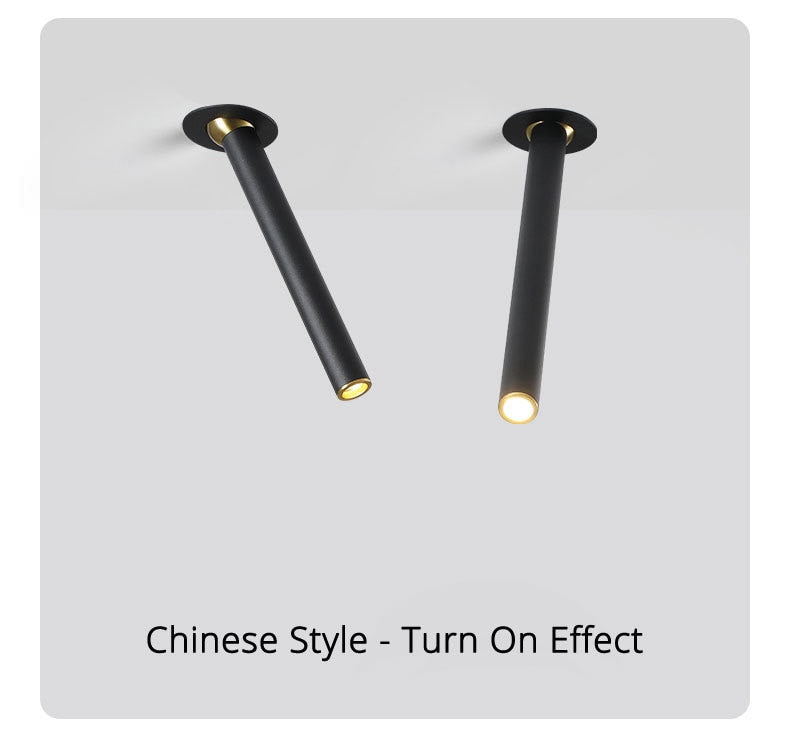 Spotlight living room industrial style lamps and lanterns restaurant clothing store downlights concealed entrance lights