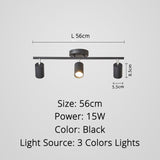 Track light spotlight led ceiling lamp household surface mounted downlight living room background wall cloakroom small spotlight