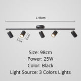 Track light spotlight led ceiling lamp household surface mounted downlight living room background wall cloakroom small spotlight