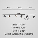 Track light spotlight led ceiling lamp household surface mounted downlight living room background wall cloakroom small spotlight
