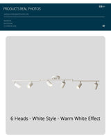 Track light spotlight led ceiling lamp household surface mounted downlight living room background wall cloakroom small spotlight