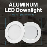 LED Downlight 3W 5W 7W 9W 12W 15W 18W Round Recessed Lamp 110V 220V 230V 240V Led Bulb Bedroom Kitchen Indoor LED Spot Lighting