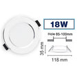 LED Downlight 3W 5W 7W 9W 12W 15W 18W Round Recessed Lamp 110V 220V 230V 240V Led Bulb Bedroom Kitchen Indoor LED Spot Lighting