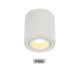 Square Surface Mounted LED Downlight 1pcs with Replaceable GU10 LED Bulb 7W 10W LED Ceiling Spot Light AC85V-265V Indoor