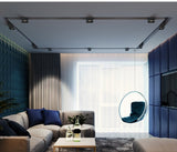 Square Surface Mounted LED Downlight 1pcs with Replaceable GU10 LED Bulb 7W 10W LED Ceiling Spot Light AC85V-265V Indoor